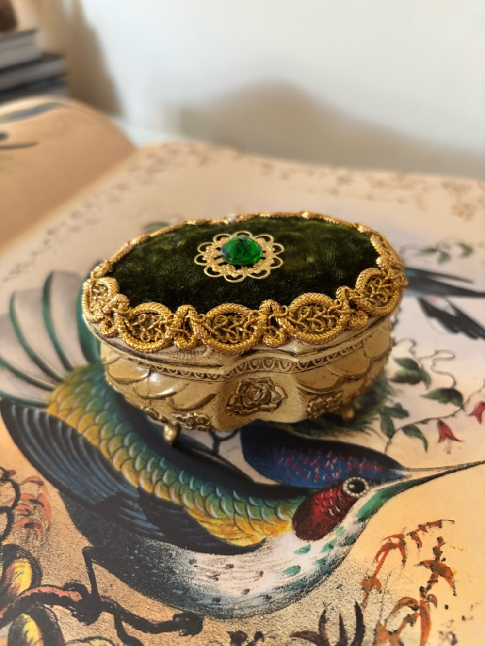 Vintage Mini Jewelry Box